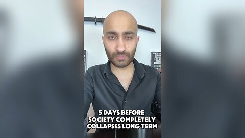 First five days of societal collapse