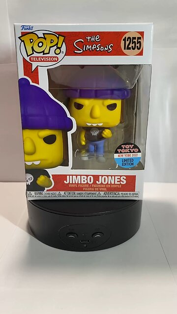 Buy It Now: Funko Pop: Television: The Simpsons: JIMBO JONES #1255 - Toy Tokyo 2022 Exclusive