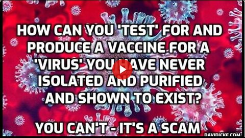 Statement by Dr Kaufman, Dr Cowan and Sally Fallon Morell: ‘The virus does not exist' - David Icke