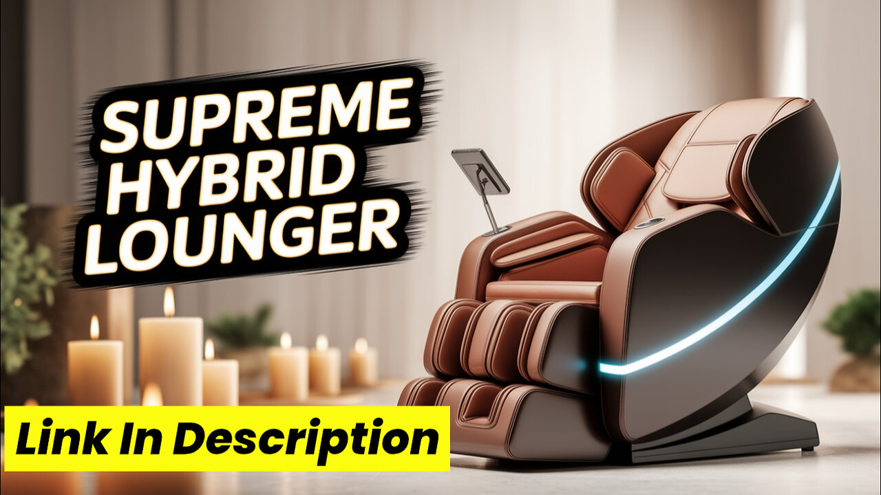 Supreme Hybrid 4D Massage Chair with AI Precision & FullBodyReach Technology