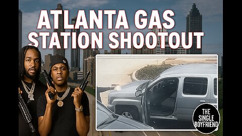 😳 Wild ATL gas station gun battle EXPOSES the truth about urban crime!