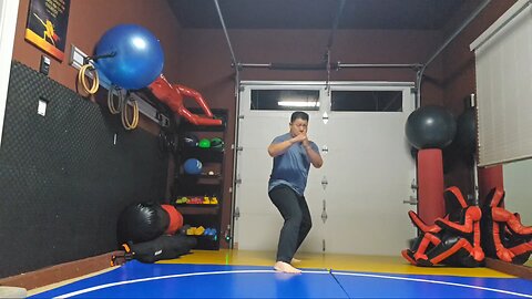 WTD Round Kick to Front Kick sequential