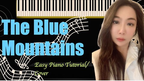 Aoi Sanmyaku The Blue Mountains PIANO Easy Slow Short Tutorial Cover