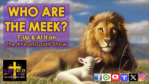 WORD OF THE DAY: MATTHEW 5:5 - WHO ARE THE MEEK