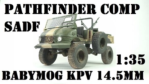 Pathfinder Company SADF BabyMog with 14.5mm KPV 1:35