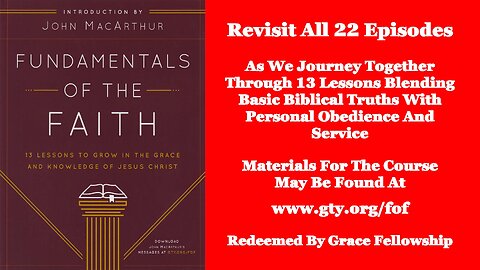 Fundamentals of the Faith Invite