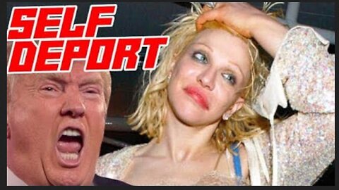 Courtney Love, Latest Washed Up Loser To Leave US Over Pres Trump ~ Bawdy Humor with Salty Cracker (3/18/25)