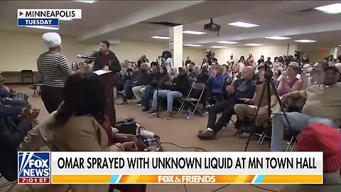 WATCH! Ilhan Omar SPRAYED with unknown liquid; suspect ID'ed
