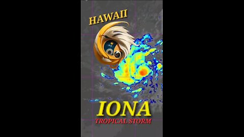 Tropical Storm Iona turns HURRICANE south of Hawaii! #HurricaneIONA