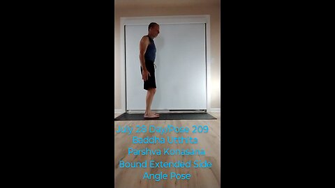 Baddha Utthita Parshva Konasana / Bound Extended Side Angle Pose