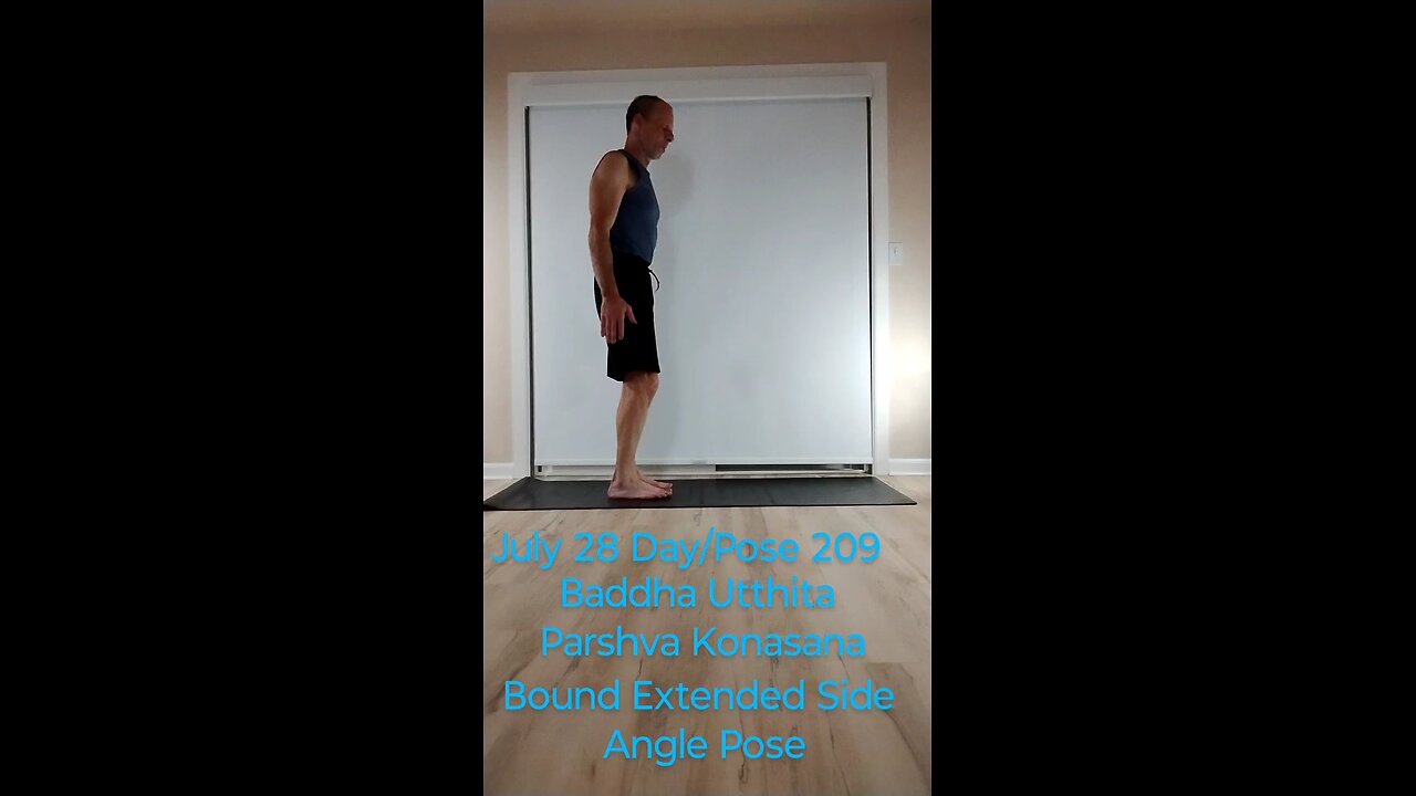 Baddha Utthita Parshva Konasana / Bound Extended Side Angle Pose