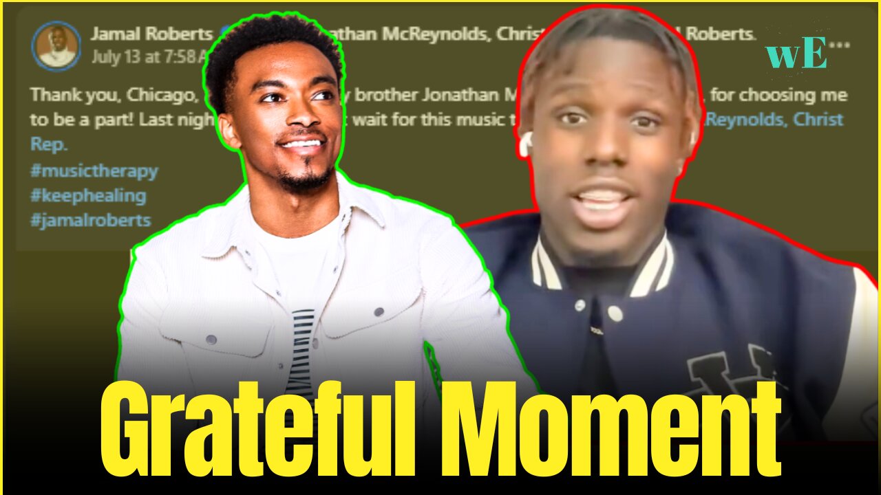Jamal Roberts Thanks Chicago & Jonathan McReynolds After Epic Music Night - WorldEye