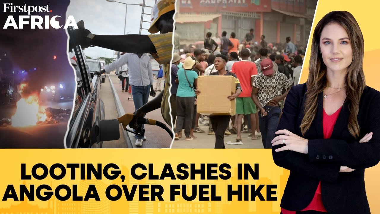 Angola: Looting, Clashes, Vandalism Over Fuel Hike; Protests Escalate in Luanda | Firstpost Africa