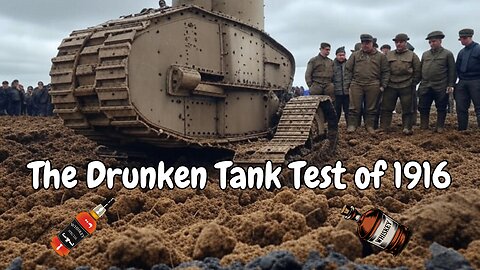 The Drunken Tank Test of 1916: When the First Tank Demo Went Hilariously Wrong