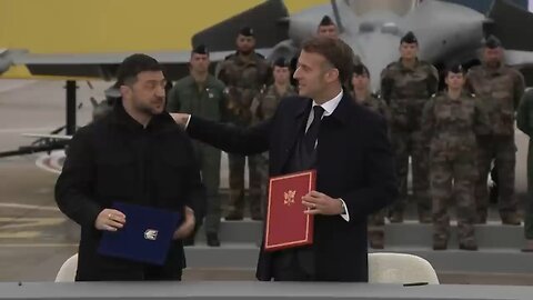 Zelenskyy Arrives in France, Signs Historic Defense Deal With Macron at Paris Airbase