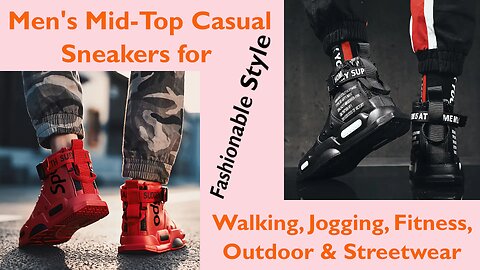 Customers reviews about this Men's Mid-Top Casual Sneakers