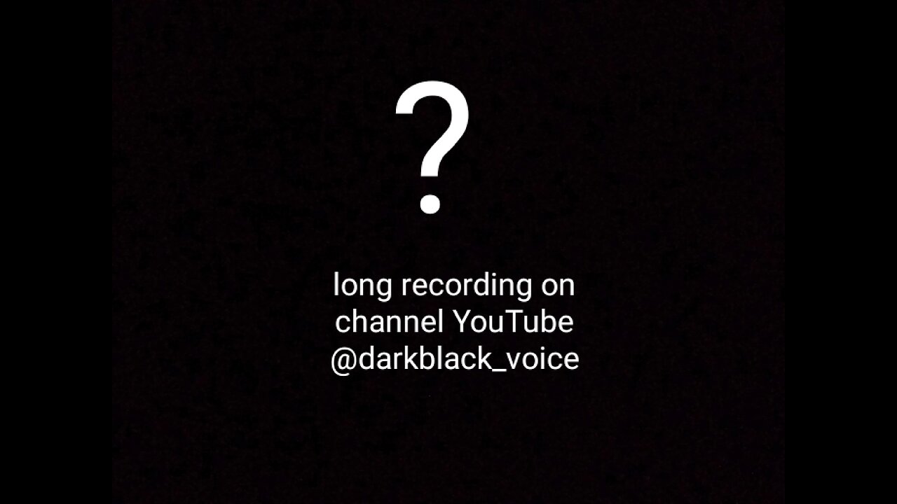 Horror Scary Recording