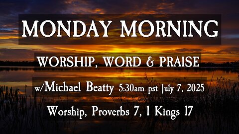 🌤️MONDAY MORNING✝️