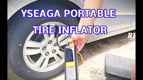 YSEAGA Wireless Portable up to 150PSI Air Pump, Inflator