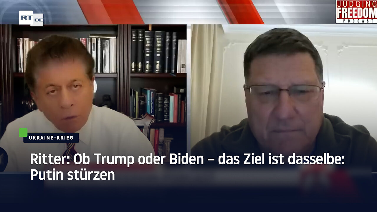 Ritter: Ob Trump oder Biden – das Ziel ist dasselbe: Putin stürzen