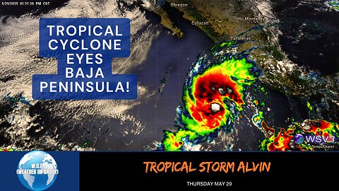 ⚠️ Tropical Storm Alvin Forms: Forecast to Strength!