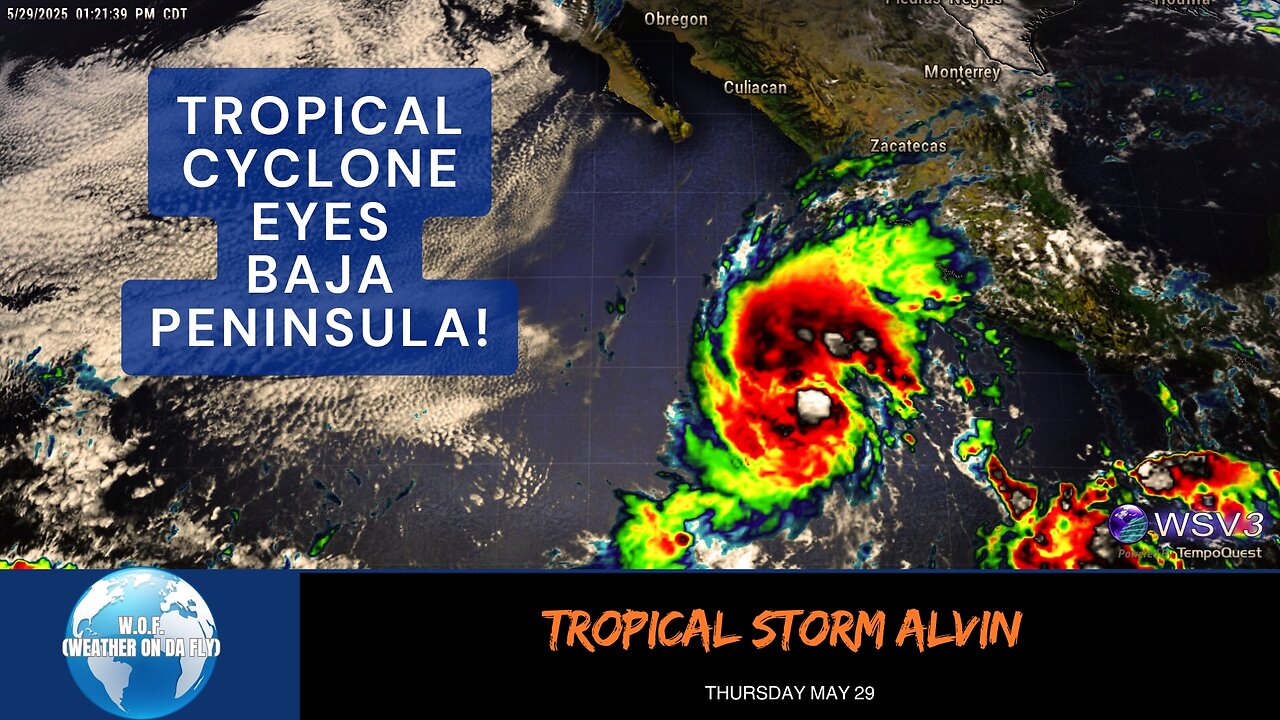 ⚠️ Tropical Storm Alvin Forms: Forecast to Strength!