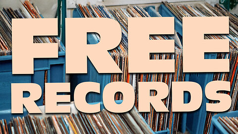 Given Free Mystery Vinyl Records Revealing Great Treasures