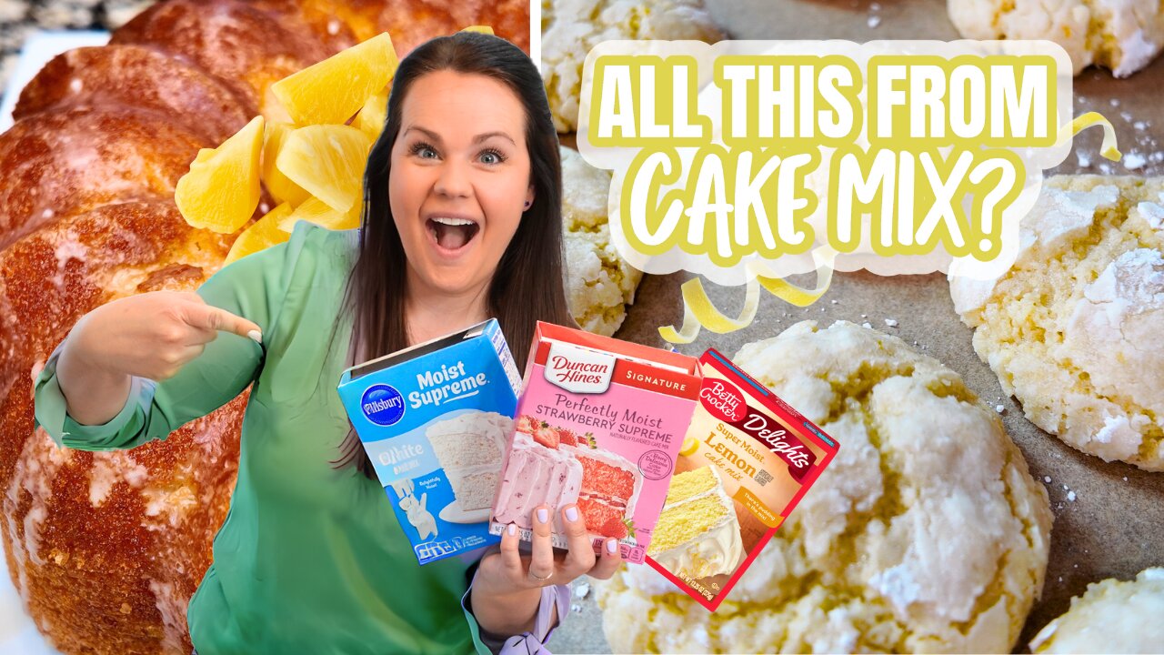 BOX CAKE MIX Recipes YOU NEED to make | EASY DESSERTS anyone can make!