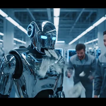 #Funny #Tesla Optimus Prime Playing with Factory Workers and Printing #Money #AeroArduino