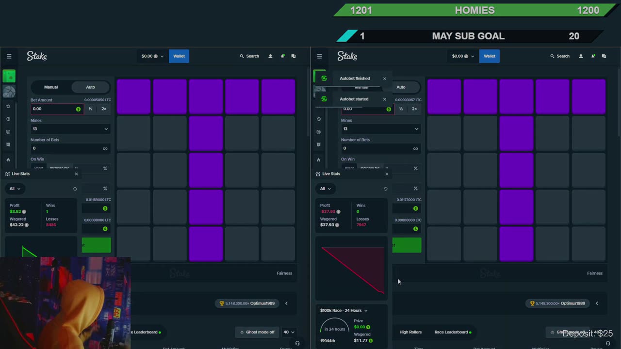 200,000X+ IN MULTIS ON STAKE MINES (LIVE)