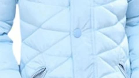 FARVALUE Girls' Winter Coats Fur Hooded Warm Puffer Jacket Coat with Fleece Lined