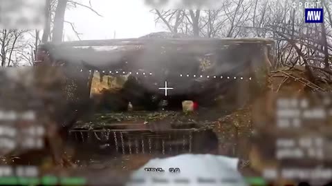 Destruction of Ukrainian T-64 Tank