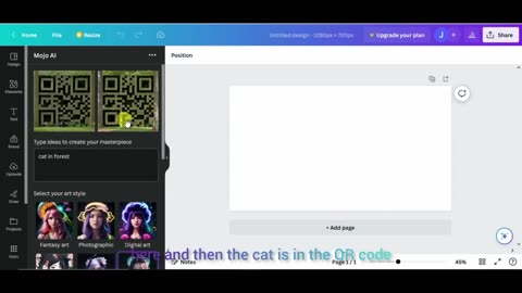 How to generate creative QR code in Canva by ShaguftaAli #canvatutorial #youtuber