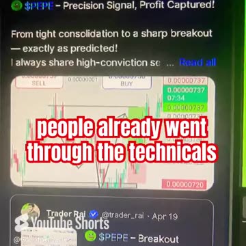 pepe crypto news today bitcoin price predation #fyp