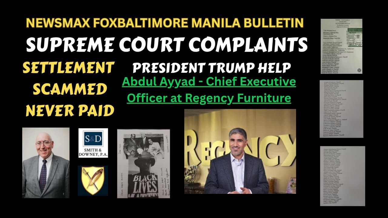 Regency Furniture LLC / Judge Kenneth Tally District Court Charles County Maryland