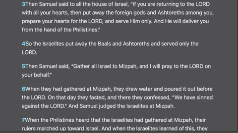 1 Samuel 7-8