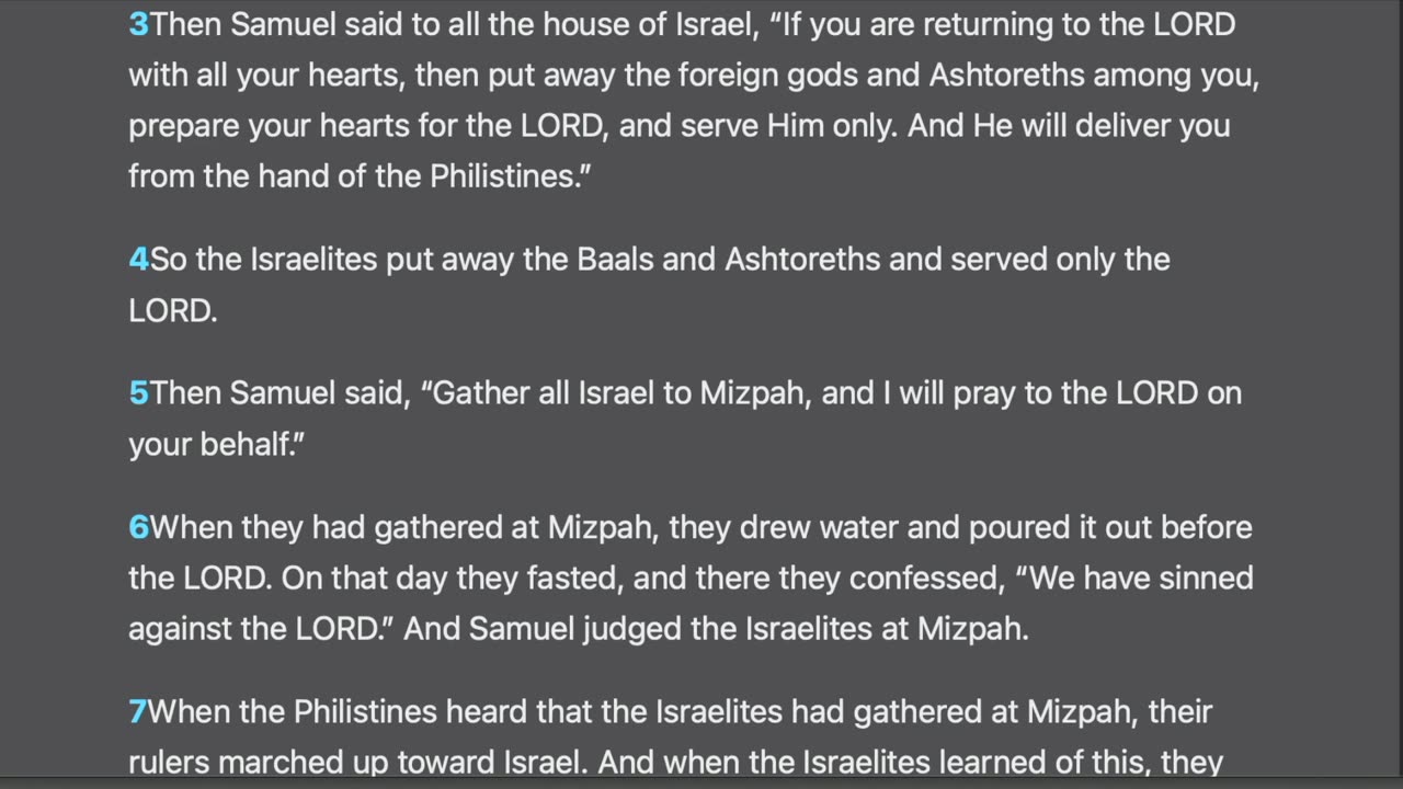 1 Samuel 7-8
