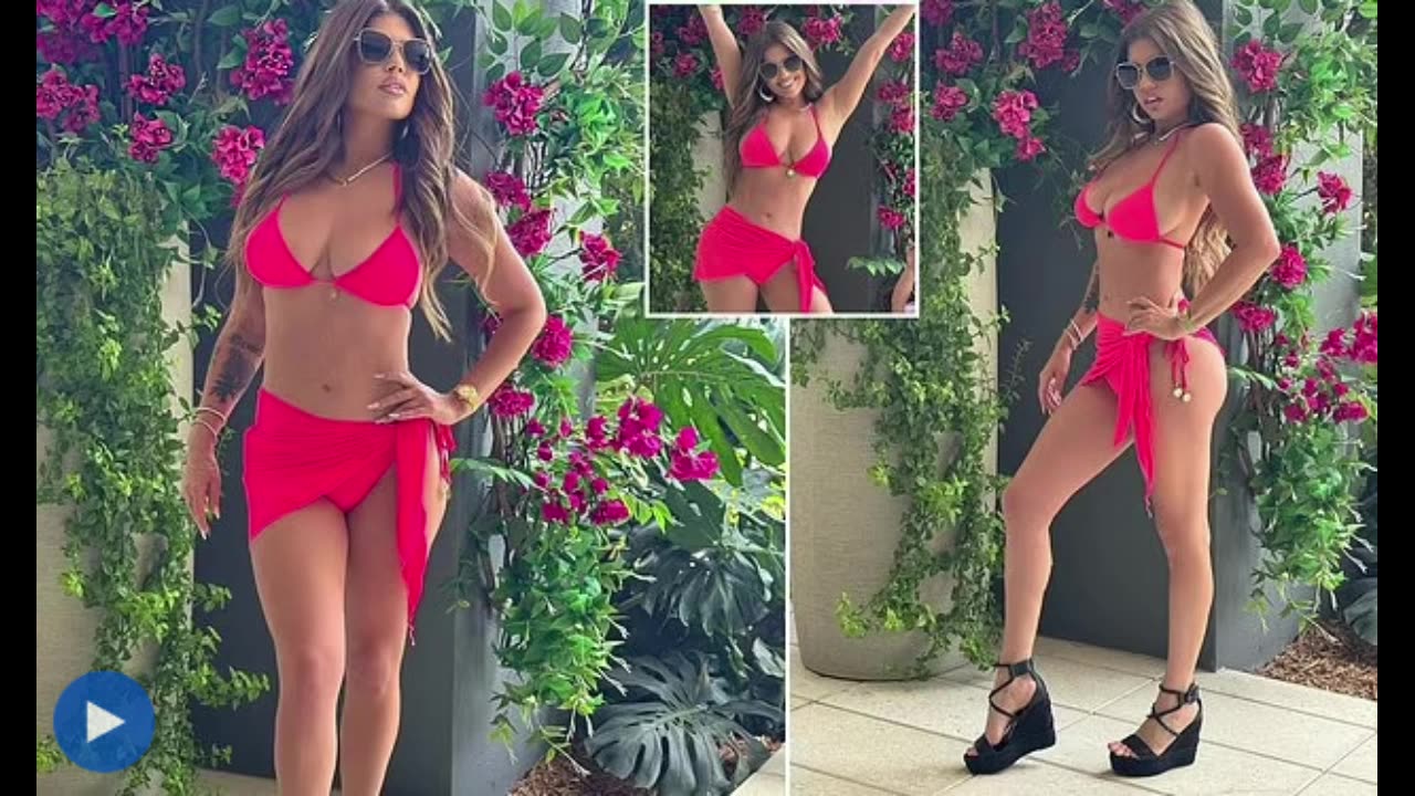 Chanel West Coast shows off her bikini body.