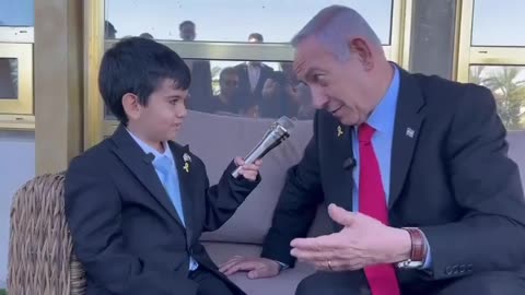 ראש הממשלה נתניהו בראיון בלעדי לילד הפלא נתאי יונה המתוק