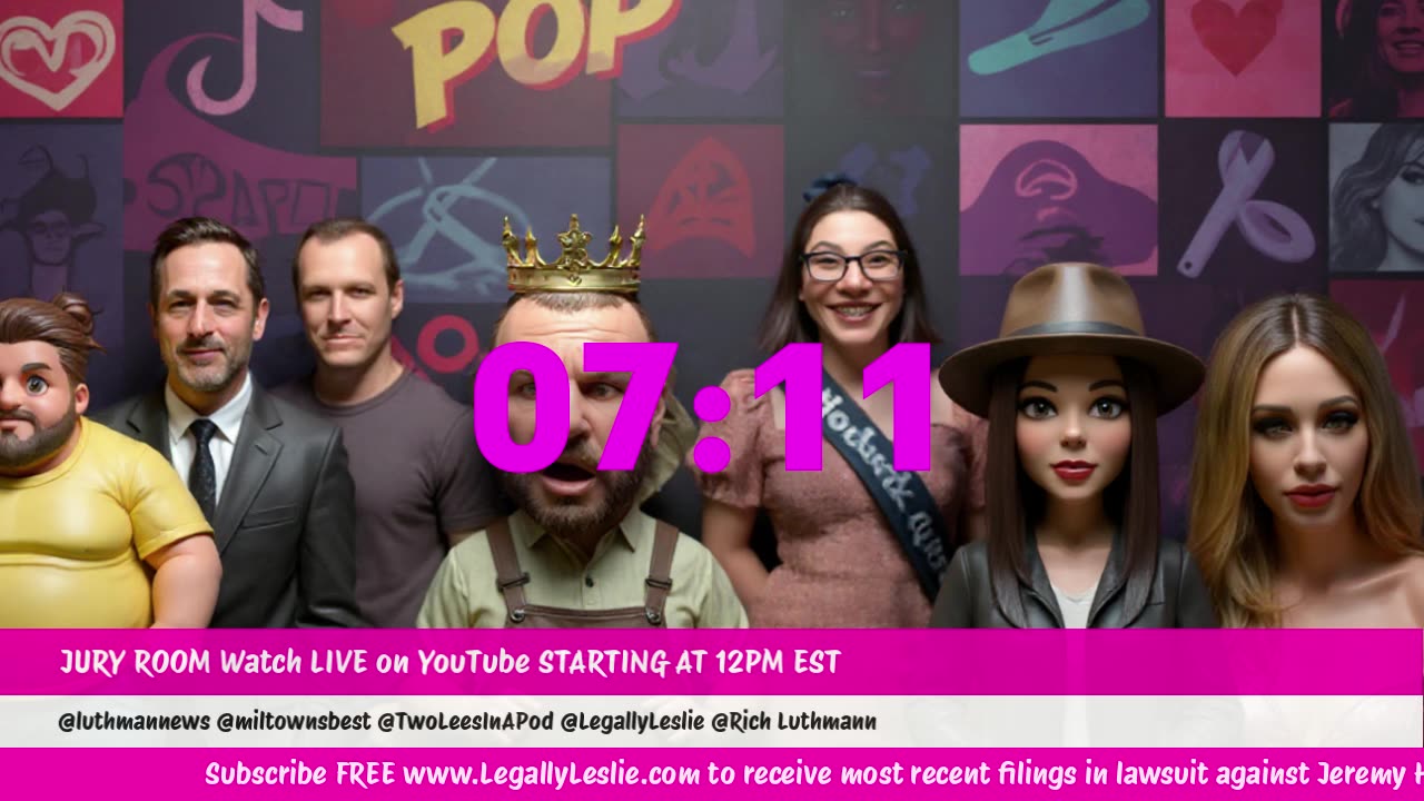 JURY ROOM LIVE Every Tuesdays LIVE at 12pm EST