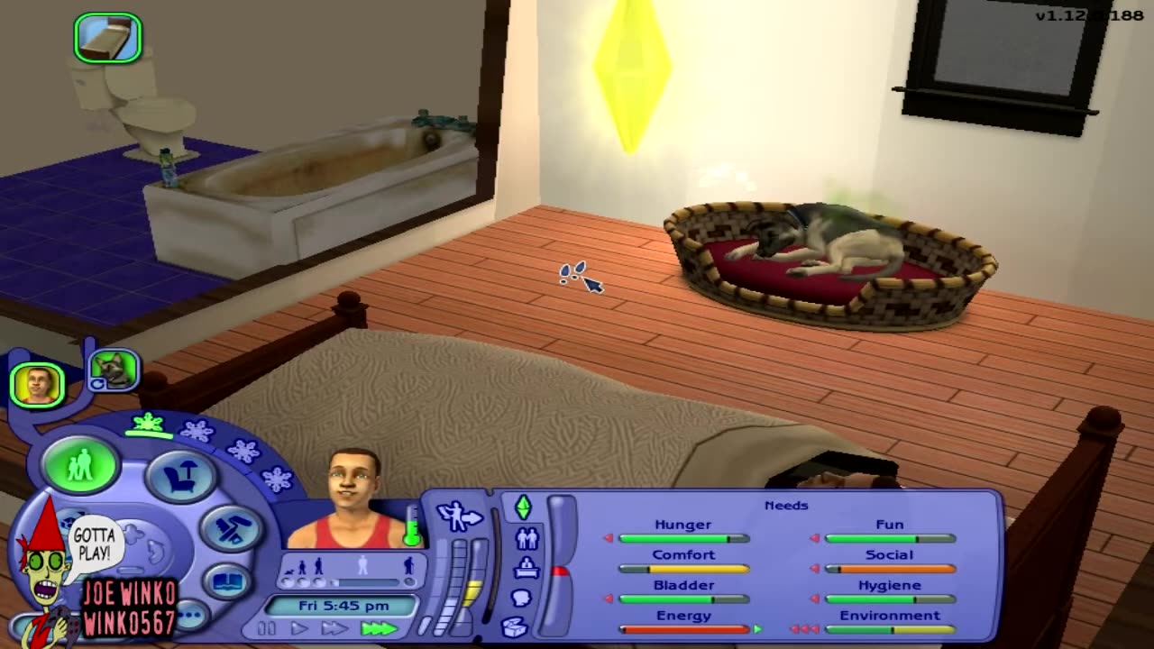 2014 12 10 - Sims 2 Playthrough Slag Town 1x07 Joe Winko