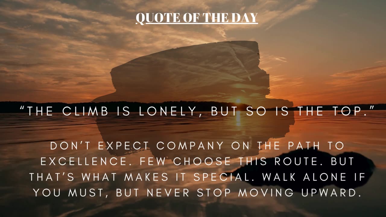 "QUOTE OF THE DAY"