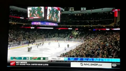 4-9-2025 SJ vs MIN - Wild Win in OT 8-7