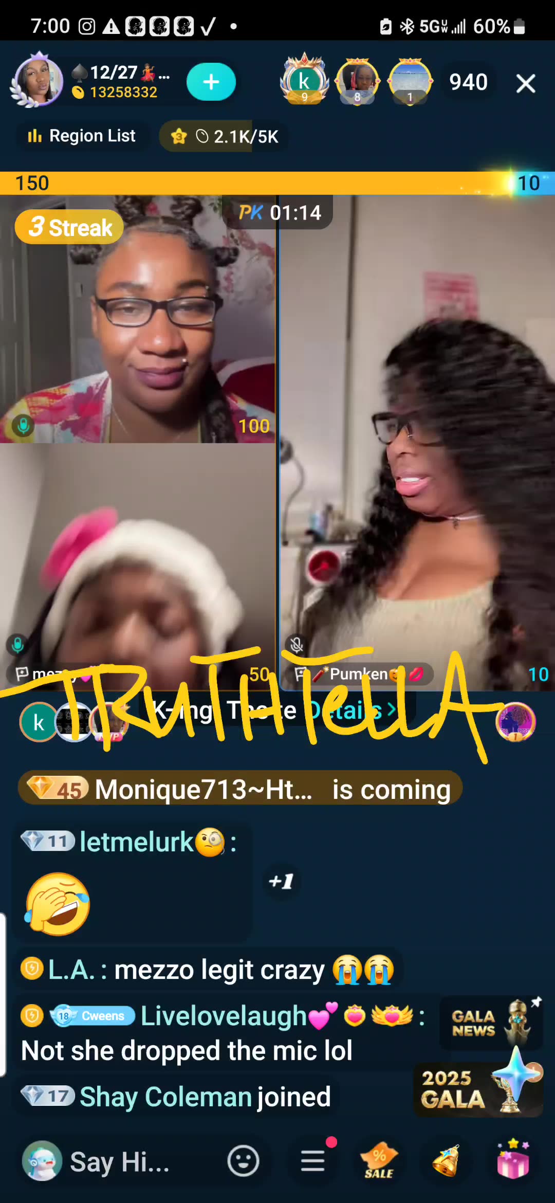 QUEENIVY, PUMKEN, & MEZZY TEAM PK