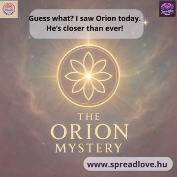 ✨ Orion Is Watching – Cosmic Peace #102 ✨