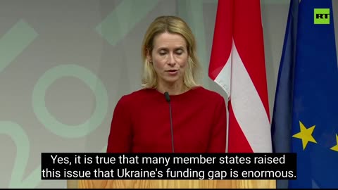 🤝💸 Ukraine Russia War | EU Funding Gap for Ukraine, Kaja Kallas | RCF