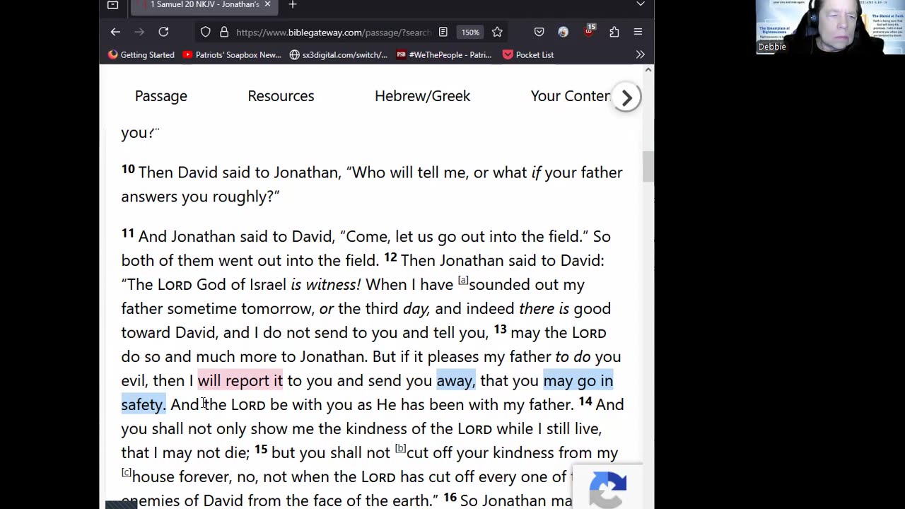 Journey Through The Bible -- 1 Samuel 20 -- The Test And David Flees 03242025