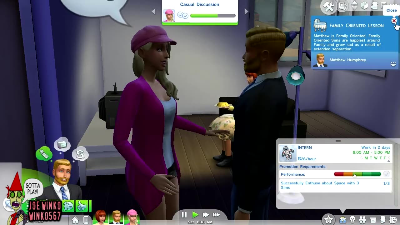 Sims 4 Playthrough Part 20 Joe Winko