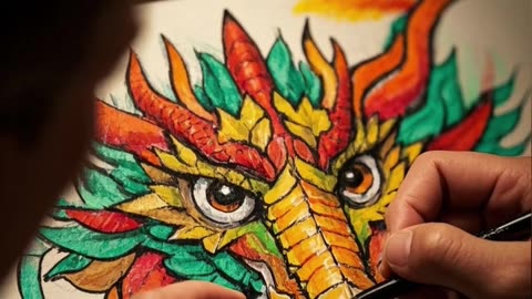 How to paper dragon....