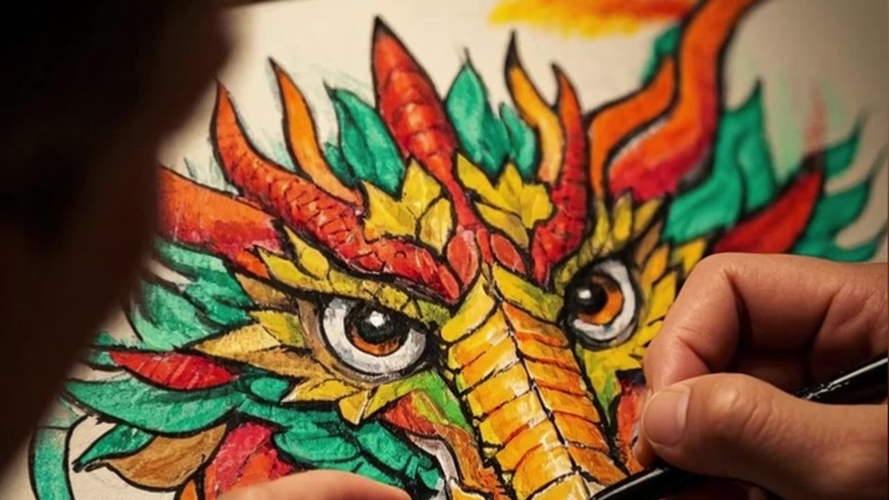 How to paper dragon....